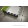 canal de gaveta de cozinha de caixa suave e suave